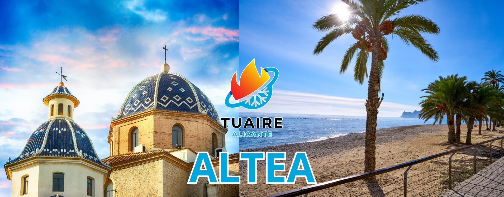 Vista de Altea con climatización doméstica