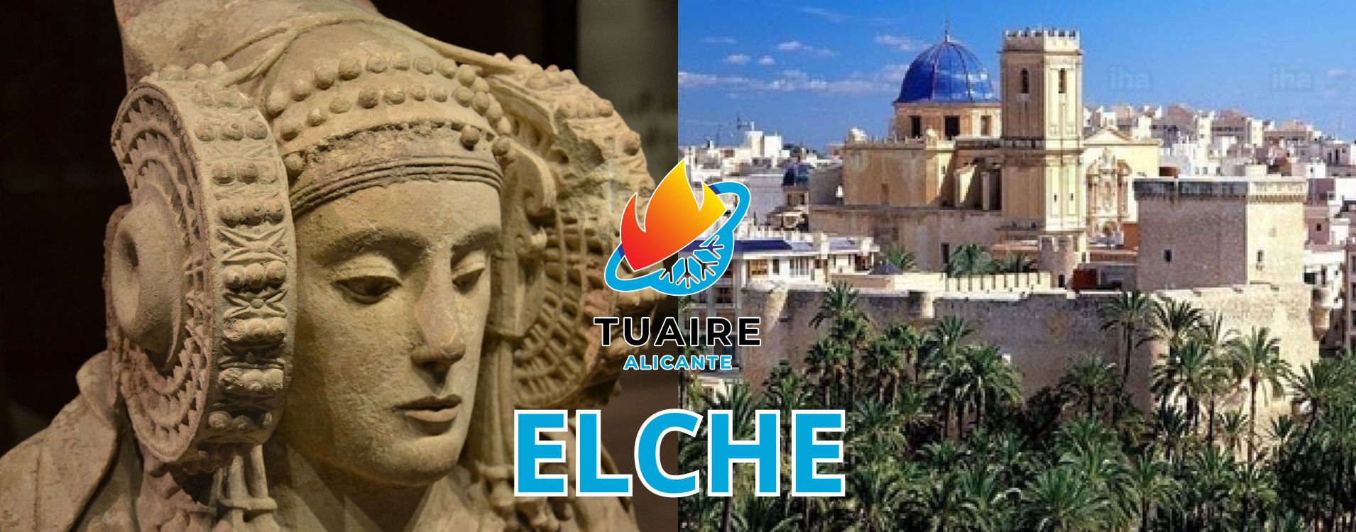 Vista de Elche con climatización doméstica