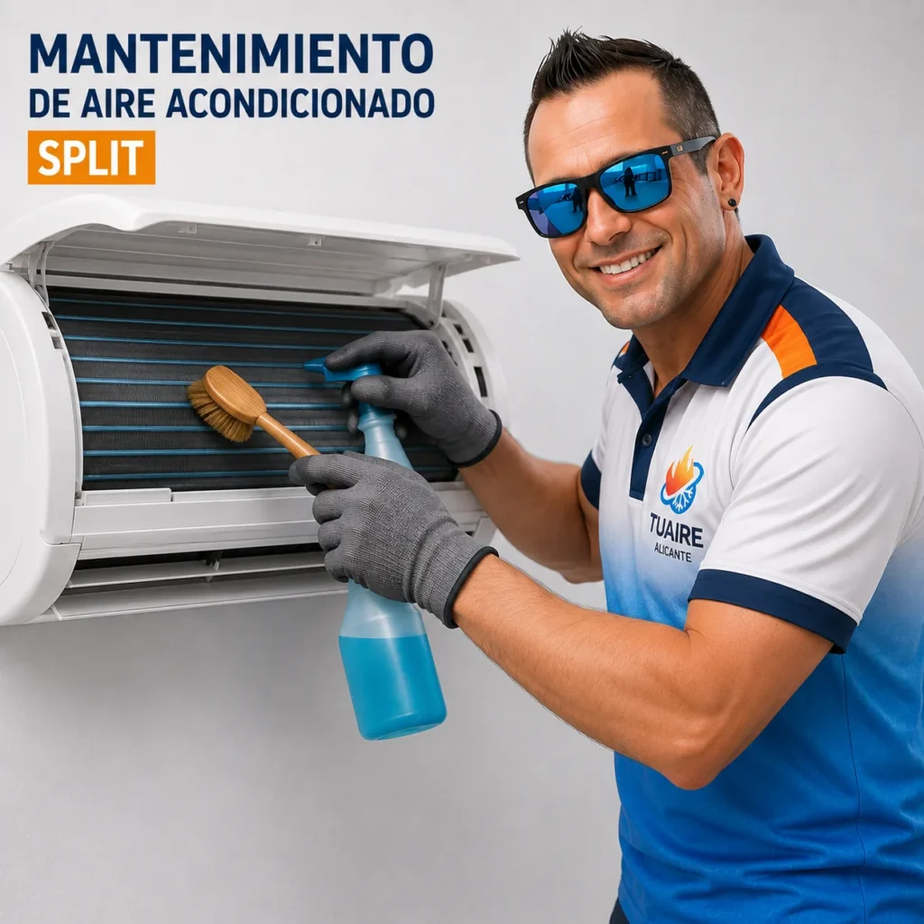 Creatividad de TuAire sobre mantenimiento de aire acondicionado split